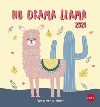 Lama Postkartenkalender - Kalender 2021