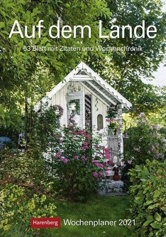 Auf dem Lande 2021 Wochenplaner