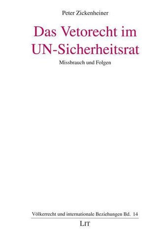 Das Vetorecht im UN-Sicherheitsrat