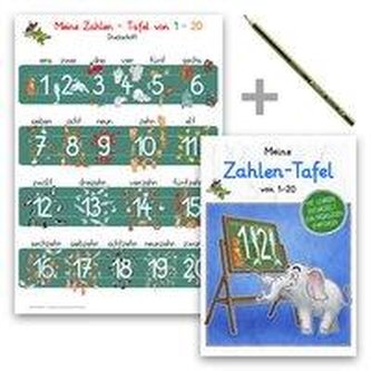 Meine Zahlentafel - Set Druckschrift