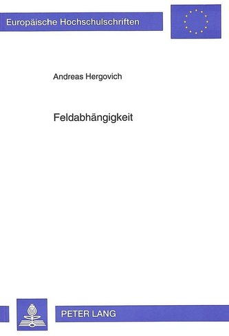 Feldabhängigkeit