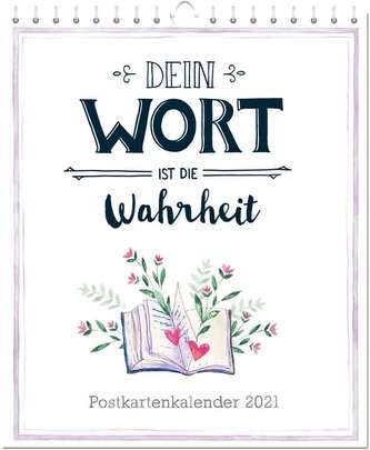 Dein Wort 2021 - Postkartenkalender