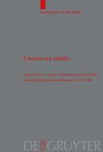 Creatio ex nihilo