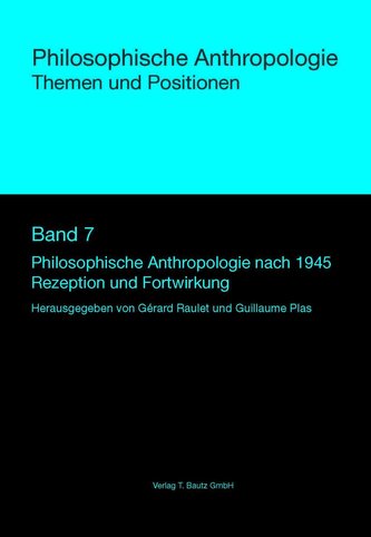 Philosophische Anthropologie nach 1945