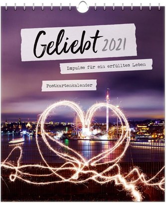 Geliebt 2021 - Postkartenkalender
