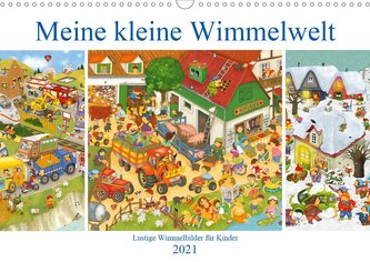 Meine kleine Wimmelwelt (Wandkalender 2021 DIN A3 quer)