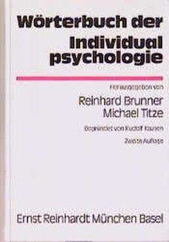 Wörterbuch der Individualpsychologie