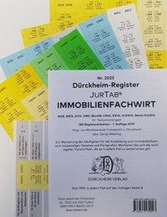 DürckheimRegister® IMMOBILIENFACHWIRT Griffregister (2019/2020)