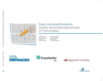 Fokus Automobilindustrie: Digitale Wertschöpfungsnetzwerke im Werkzeugbau