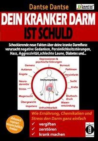 Dein kranker Darm ist schuld. Schockierende neue Fakten über deine kranke Darmflora: verursacht negatives Denken, Persönlichkeit