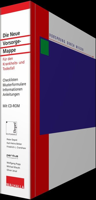 Die Neue Vorsorge-Mappe mit CD-ROM