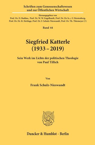 Siegfried Katterle (1933-2019)