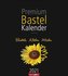 Premium Bastelkalender 2021 Schwarz 24 x 21,5 cm
