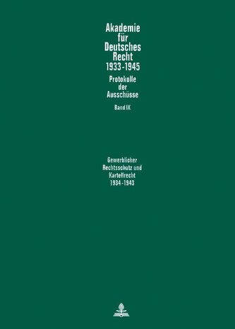 Ausschüsse für den gewerblichen Rechtsschutz (Patent-, Warenzeichen-, Geschmacksmusterrecht, Wettbewerbsrecht), für Urheber- und
