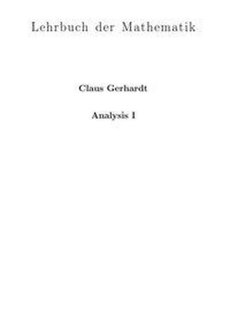 Analysis I