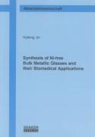 Synthesis of Ni-free Bulk Metallic Glasses and their Biomedical Applications