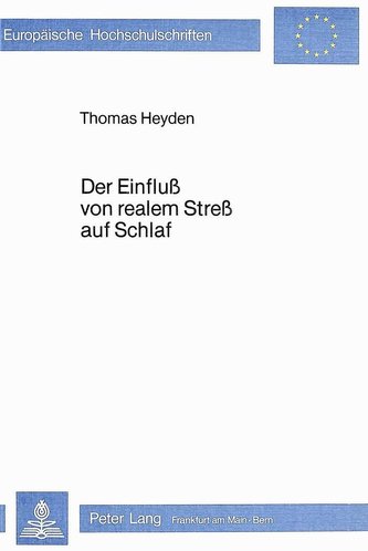 Der Einfluss von realem Stress auf Schlaf
