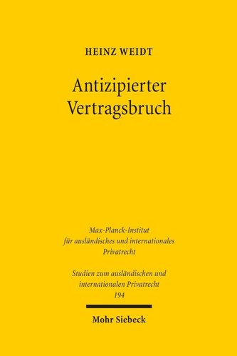 Antizipierter Vertragsbruch