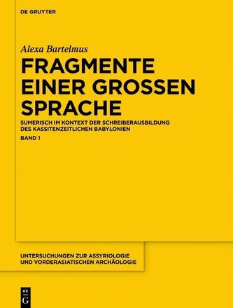 Fragmente einer großen Sprache. Band 1