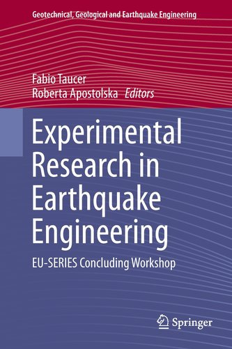 Experimental Research in Earthquake Engineering