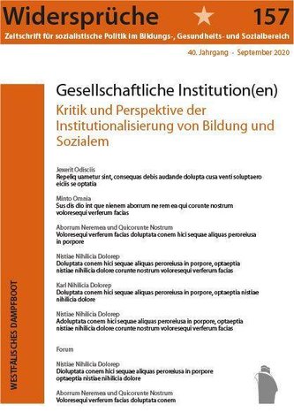 Gesellschaftliche Institutionen