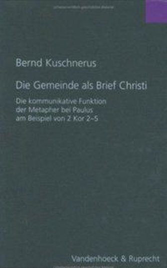 Die Gemeinde als Brief Christi