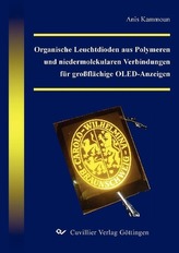 Organische Leuchtdioden aus Polymeren und niedermolekularen Verbindungen für großflächige OLED-Anzeigen