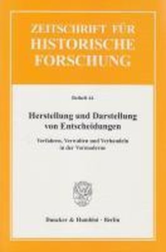 Herstellung und Darstellung von Entscheidungen