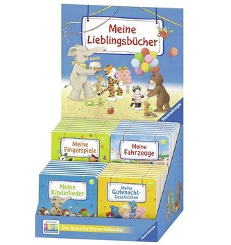 Verkaufs-Kassette Meine Lieblingsbücher. 4 Titel à 8 Exemplare