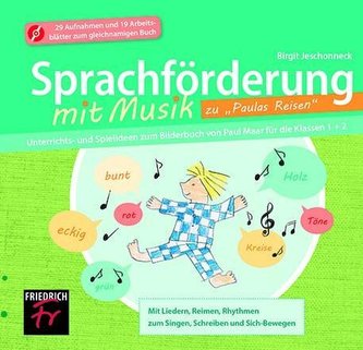 Sprachförderung mit Musik zu Paulas Reisen - CD Extra