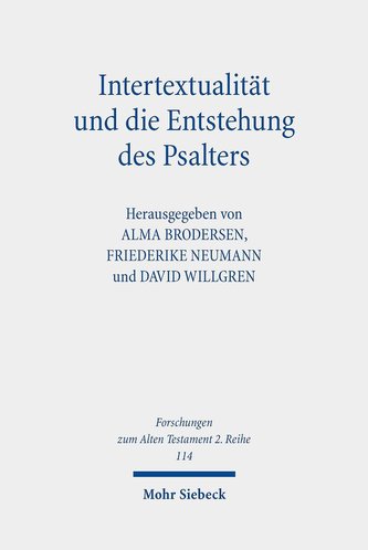 Intertextualität und die Entstehung des Psalters