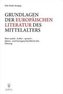 Grundlagen der Europäischen Literatur des Mittelalters