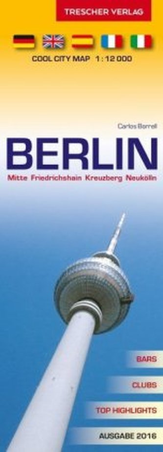 Berlin Stadtplan - Mitte, Friedrichshain, Kreuzberg, Neukölln