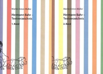 Hermann Bahr - Textverzeichnis