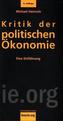 Kritik der politischen Ökonomie
