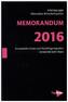 MEMORANDUM 2016