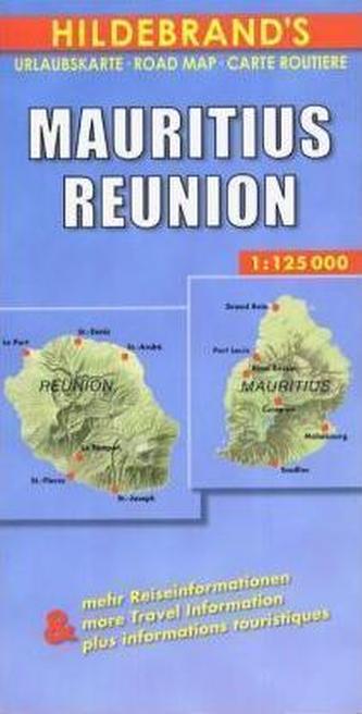 Hildebrand's Urlaubskarte Mauritius, Reunion. Maurice, La Reunion