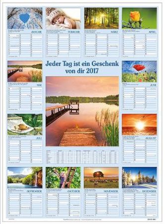 Jeder Tag ist ein Geschenk von dir 2017