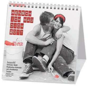 Mensch, ich mag dich, Postkartenkalender 2017