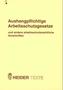 Aushangpflichtige Arbeitsschutzgesetze (ArbSchG) und andere arbeitsschutzrechtliche Vorschriften