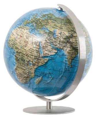 DUORAMA Globus (TING kompatibel), Fuß und Meridian Edelstahl