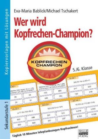 Wer wird Kopfrechen-Champion?
