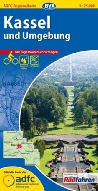 ADFC Regionalkarte Kassel und Umgebung