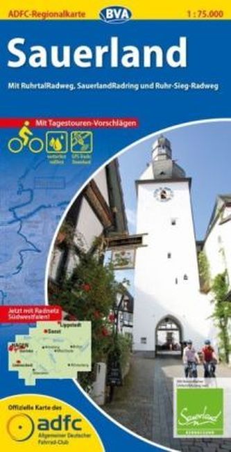 ADFC Regionalkarte Sauerland