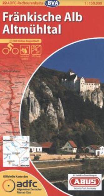 ADFC-Radtourenkarte Fränkische Alb, Altmühltal