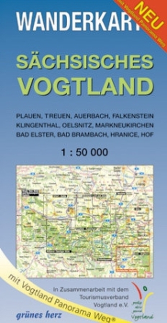 Wanderkarte Sächsisches Vogtland