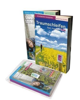 Saar-Hunsrück-Steig mit Soonwaldsteig. Traumschleifen Saar-Hunsrück, Bd.1, 2 Bände