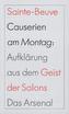 Causerien am Montag: Aufklärung aus dem Geist der Salons