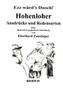 Hohenloher Ausdrücke und Redensarten
