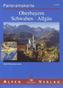 Panoramakarte Oberbayern, Schwaben, Allgäu. Panoramic View of the Bavarian Alps / Vue Panoramique des Alpes Bavaroises